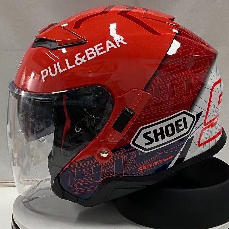 SHOEI X14 New Red Ant Half Helmet Motorcycle Half Helmet Motorcycle