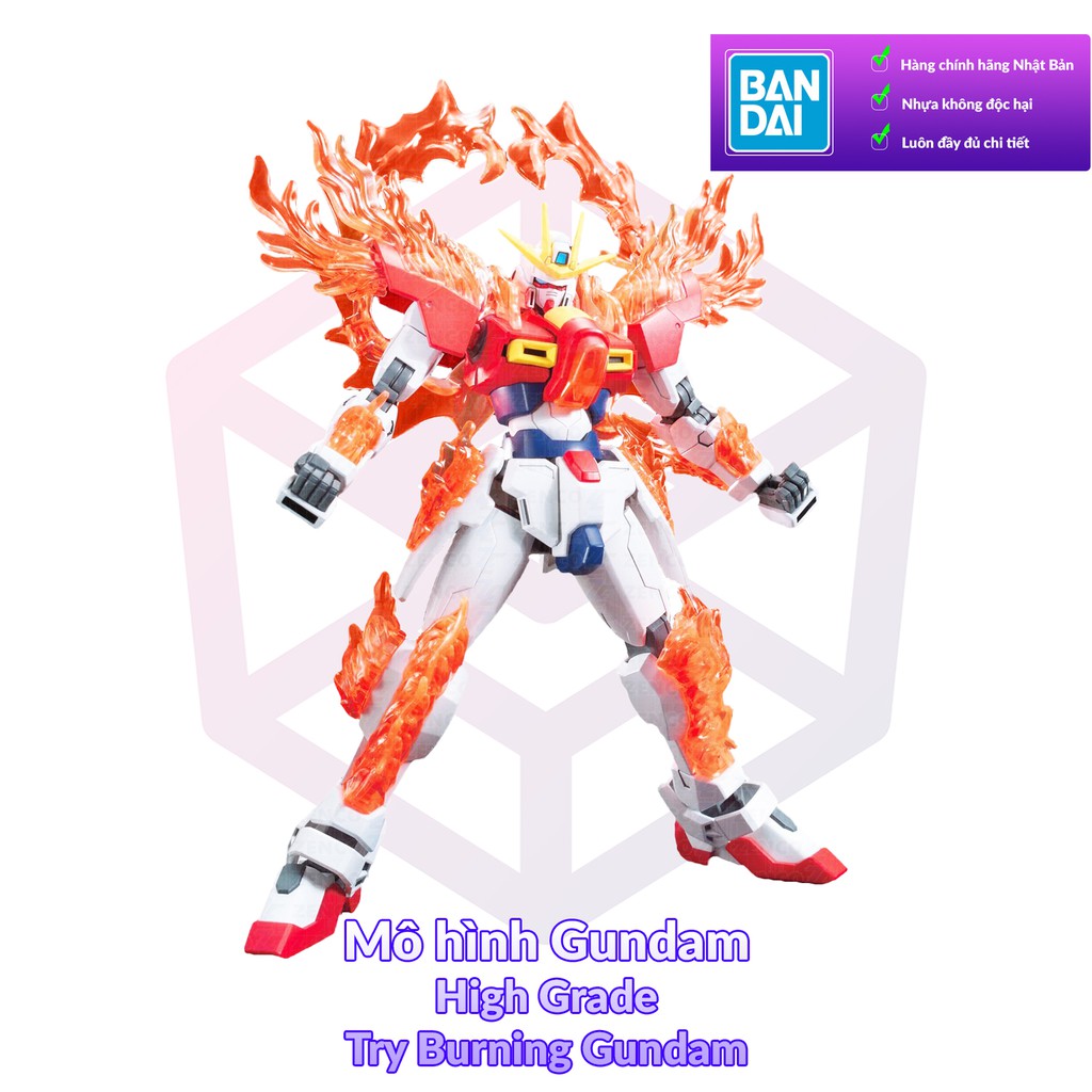 Gundam Model Bandai HG 028 Try Burning Gundam 1 /144 Build Fighters Try GDB ] [BHG ]