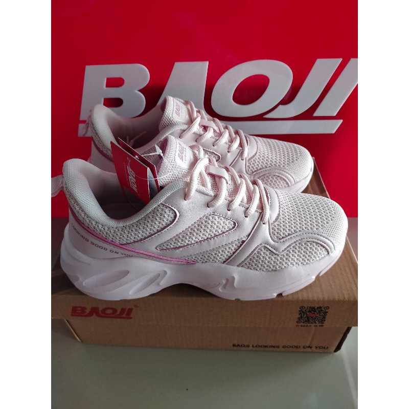 ❤️รองเท้าผ้าใบผู้หญิงแบรนด์บาโอจิ(Baoji)แท้100%เบาค่ะ❤️รุ่นBJW662สีขาว-ดำ-กรม-ชมพู👉37-41👈ราค1,350฿ลด590฿เกรดพรีเมี่ยมค่ะ