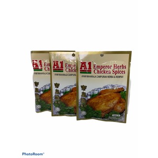 A1 EMPEROR HERBS !! CHICKEN SPICES สีขาว ไก่ย่างสมุนไพร สูตร จักรพรรดิ 1SETCOMBO/3ซอง 20g ราคาพิเศษ สินค้าพร้อมส่ง!!