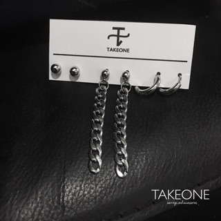 ⛓TAKEONE🛠handmade | ต่างหูแบบเซท