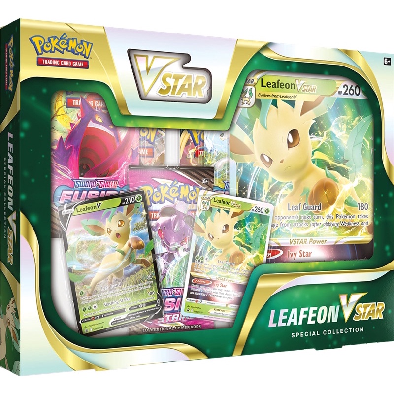 Pokemon Leafeon VSTAR and Glaceon VSTAR Special Collection Bundle