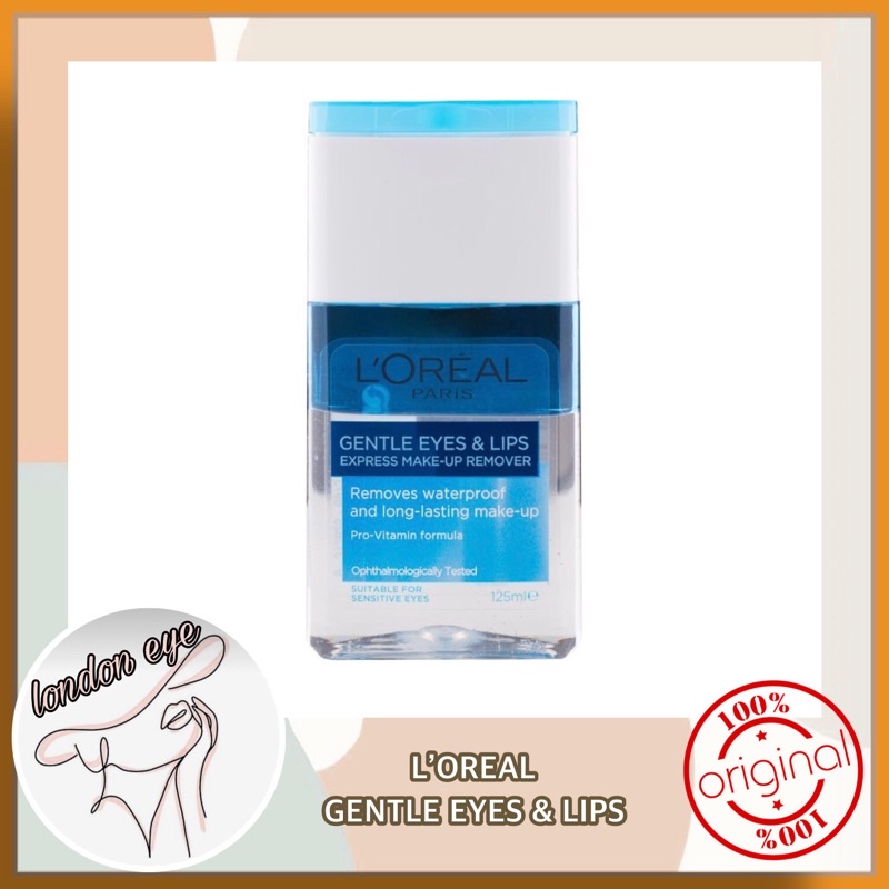 L'Oreal Gentle Lip and Eye Make-Up Remover Pro Vitamin Formula125mL