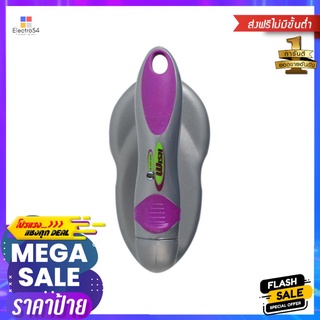 แปรงไนลอนขัดพื้น/ผนังด้ามจับ BE WISH CURVE สีม่วงNYLON CLEANING BRUSH FLOOR/WALL WITH HANDEL BE WISH PURPLE