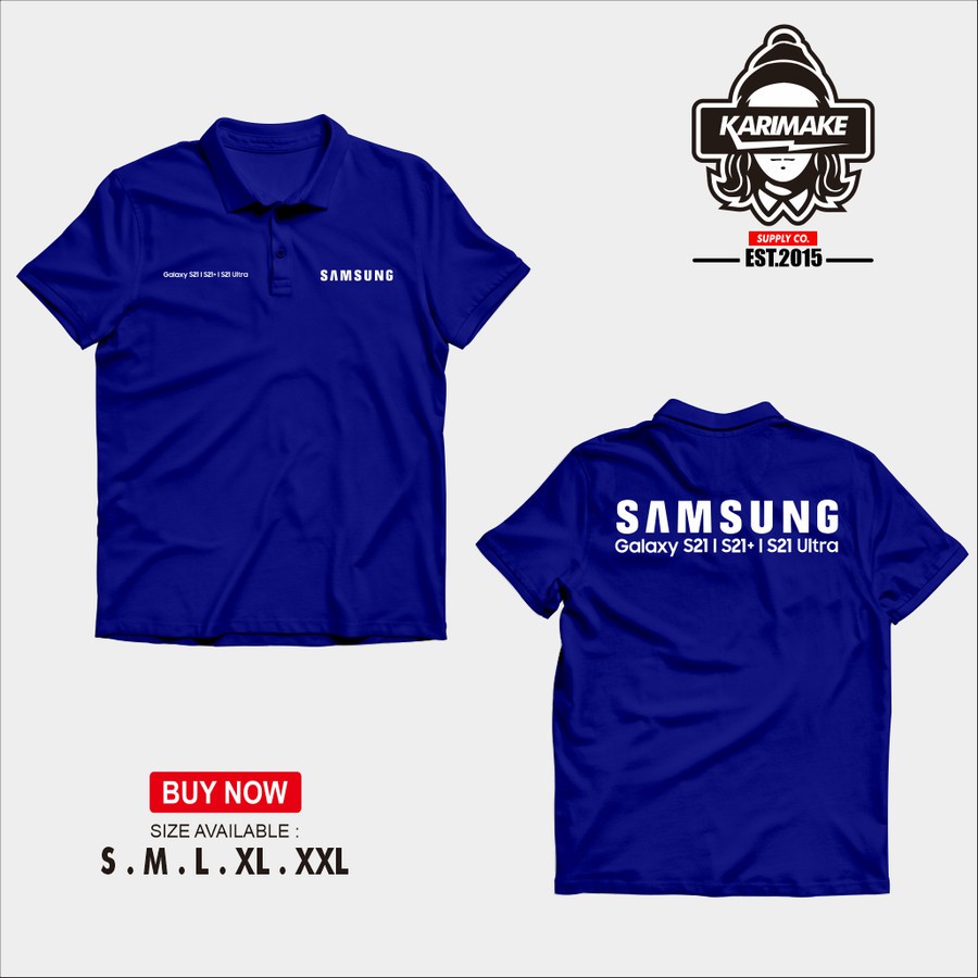 SAMSUNG GALAXY S21 เสื้อโปโล GADGET DISTRO TSHIRT