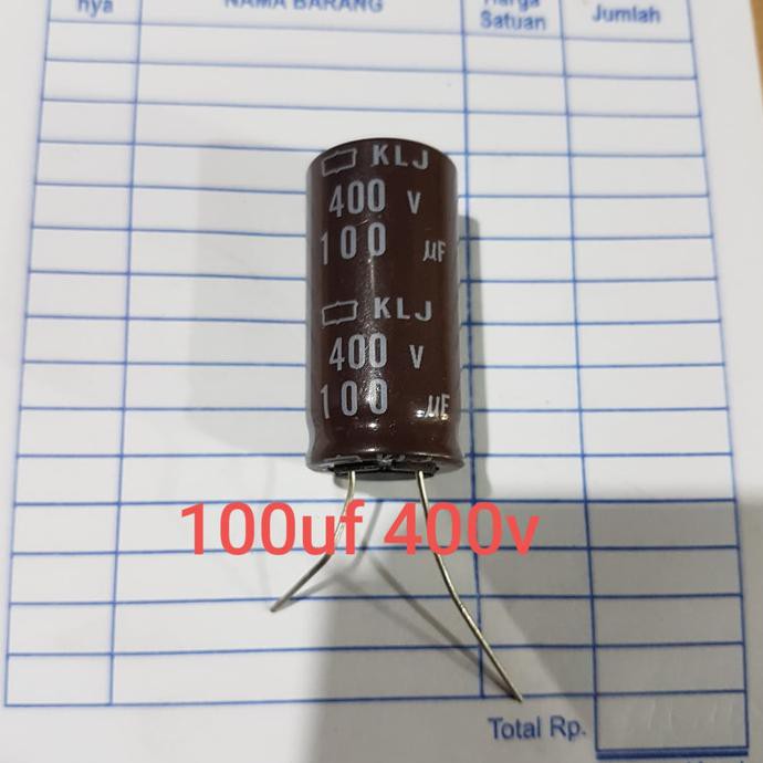 Elko Elco 100Uf 400Volt 100 Uf 400 โวลต์ 400V