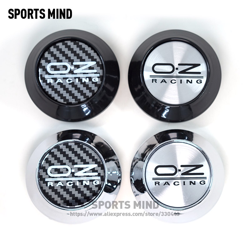 4 ชิ้น/ล็อต 69 มม.รถศูนย์ล้อ Hub Caps สําหรับ OZ RACING โลโก้ CE28 ขอบ TE37 โตเกียว Time Attack
