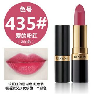 Revlon 435 Love That Pink (Cream)  ลิปสติกเรฟลอน พร้อมส่งค่ะ