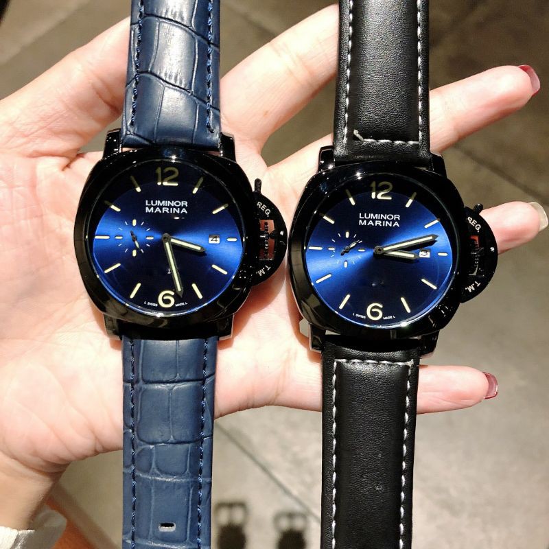 LUMINOR นาฬิกาผู้ชาย Swiss quartz สแตนเลส Domineering Big lumminor Series ของขวัญนาฬิกาสําหรับผู้ชาย 44 มม.