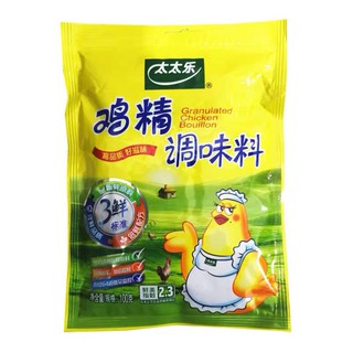 รสดี เครื่องปรุงรส(太太乐鸡精)ขนาด100g ใช้สำหรับปรุงอาหารได้หลากหลาย เพิ่มรสชาติอาหารทั้งต้ม ผัด แกง ทอด หมัก ให้หอมอร่อย