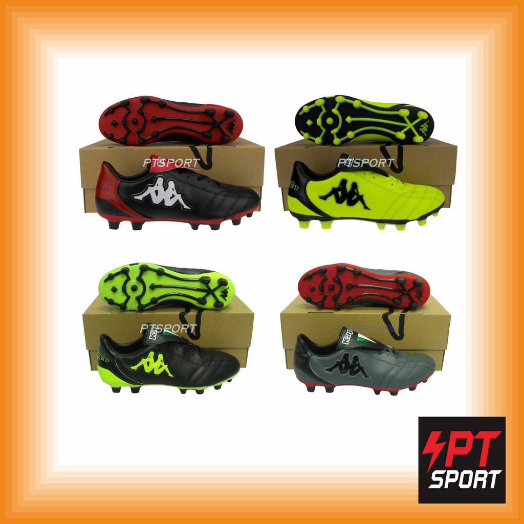 รองเท้ากีฬา รองเท้าสตั๊ด KAPPA GF-15H6 VALENZIO REGEND FG.AG ดำขาว