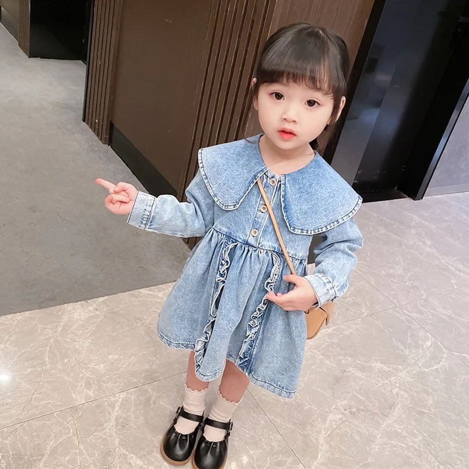 Mexsen Emma Jeans Dress 1 - 5 ปีเสื้อผ้าเด็กคุณภาพ