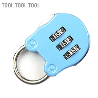 Tool Tool Tool Digit Combination Disc Padlock Cartoon Mini Outdoor Resettable for Gym Locker Luggage