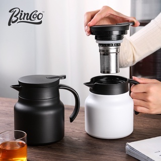 Bincoo ชุดกาน้ําชาสเตนเลส มีฉนวนกันความร้อน สําหรับชงกาแฟ