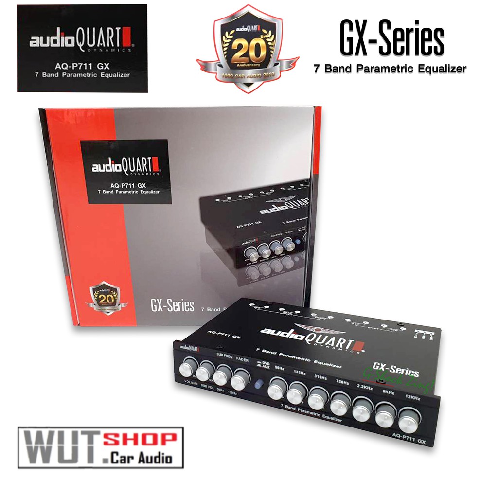 AUDIO QUART ปรีแอมป์ 7BAND (ซับรวม) audio quart GX-Series รุ่น AQ-P711 GX
