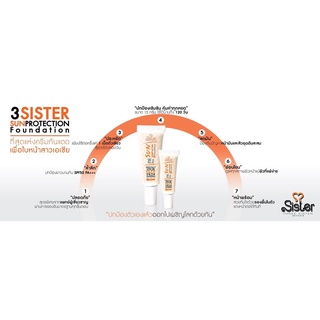 🧡 3 SISTER 🧡                                                     Sun Protection &amp; Foundation spf50pa+++