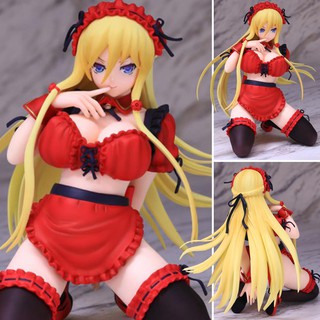 Figure ฟิกเกอร์ Model โมเดล จากการ์ตูนเรื่อง Bishoujo Mangekyou Alice อลิซ Red Complete ชุดแม่บ้าน