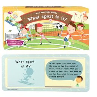 HappyKids ชุด Slide Cards: What sport is it ?