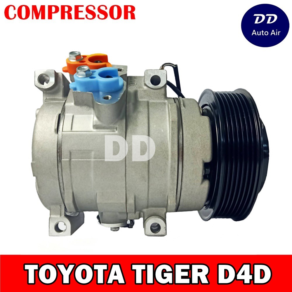 COMPRESSOR คอมแอร์ Toyota Tiger D4D คอมเพรสเซอร์ แอร์ โตโยต้า ไฮลัก ไทเกอร์ ดีโฟดี คอมแอร์รถยนต์ ไฮล