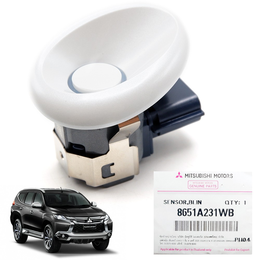 ชุดเซนเซอร์ Sensor ท้าย หลัง มุมขวาสุด ขาวมุก W54 ของแท้ สำหรับ มิตซูบิชิ ปาเจโร่ สปอร์ต Mitsubishi Pajero Sport 2016 19