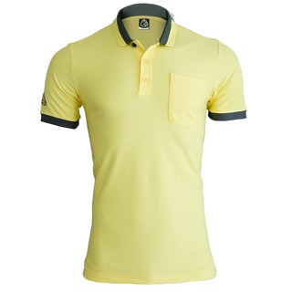 EGO SPORT EG6147 เสื้อโปโลแขนสั้นชาย สีเหลืองอ่อน