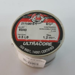 ตะกั่วบัดกรี 0.5 ปอนด์ 1.2มิล ULTRACORE