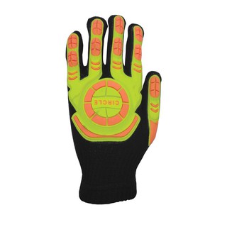 ถุงมือ Circle สีเขียว ไมโครเท็กซ์ Circle Gloves, Green Microtex