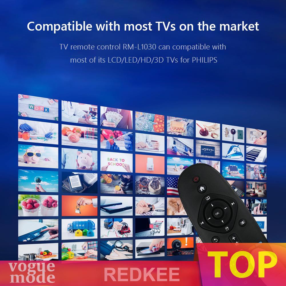 Redkee รีโมทคอนโทรลสําหรับ Philips Tv Smart Lcd Led Hd 3d Tvs #8
