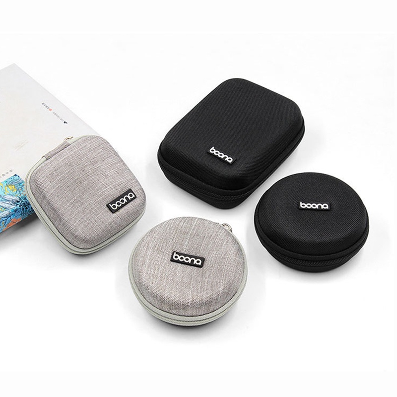 กระเป๋าเคส EVA แบบแข็ง ขนาดเล็ก สําหรับจัดเก็บสายข้อมูล สายชาร์จ กุญแจ อุปกรณ์อิเล็กทรอนิกส์