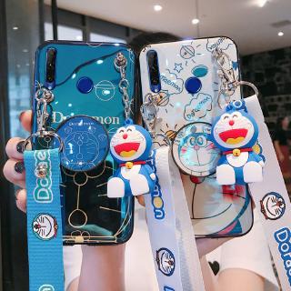 เคสโทรศัพท์ Huawei Y7P Y7pro 2019 Doraemon stand cover นิ่มของรุ่น Huawei Y7 P cover พร้อมส่ง