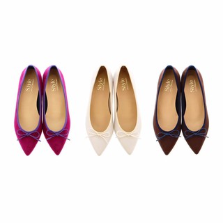 [ สินค้า Clearance ลด 80% ] Jelly Beans RIKI FLATS (3 สี) งานญี่ปุ่น รองเท้าคัทชู รุ่น ริกิ แฟลต handmade in Japan