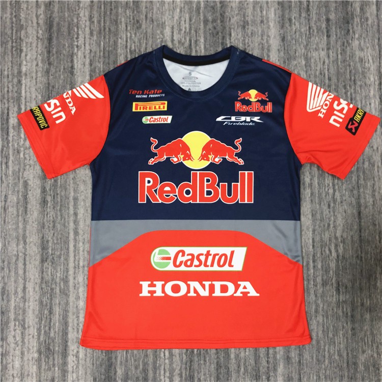 Red Bull Ktm Alpine Star Tshirt Mens Tee Biker Moto Racing Moto Gp แฟน 2018