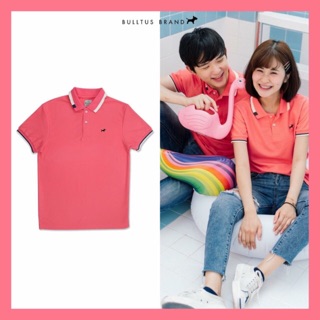 เสื้อโปโล Bulltus สีชมพู ( มีเก็บเงินปลายทาง )