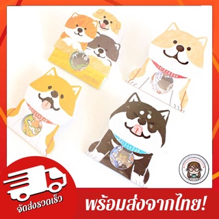 ส่งจากไทย🔥พร้อมส่ง4แบบ 30 ชิ้น สติ๊กเกอร์ ลูกสุนัขชิบะน่ารัก สไตล์เกาหลี 🐶