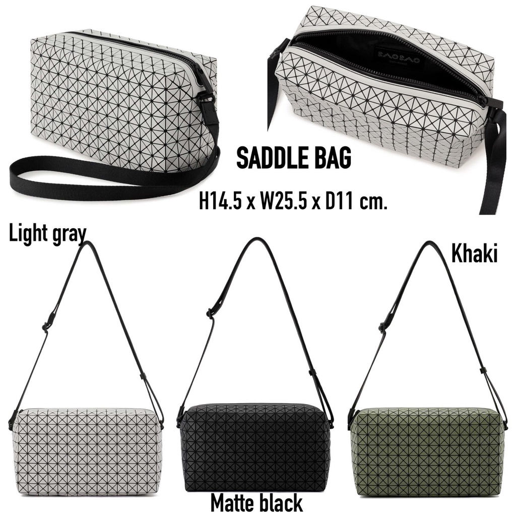 BaoBao SADDLE BAG ของแท้จาก Shop baobao issey Miyake Shopee Thailand