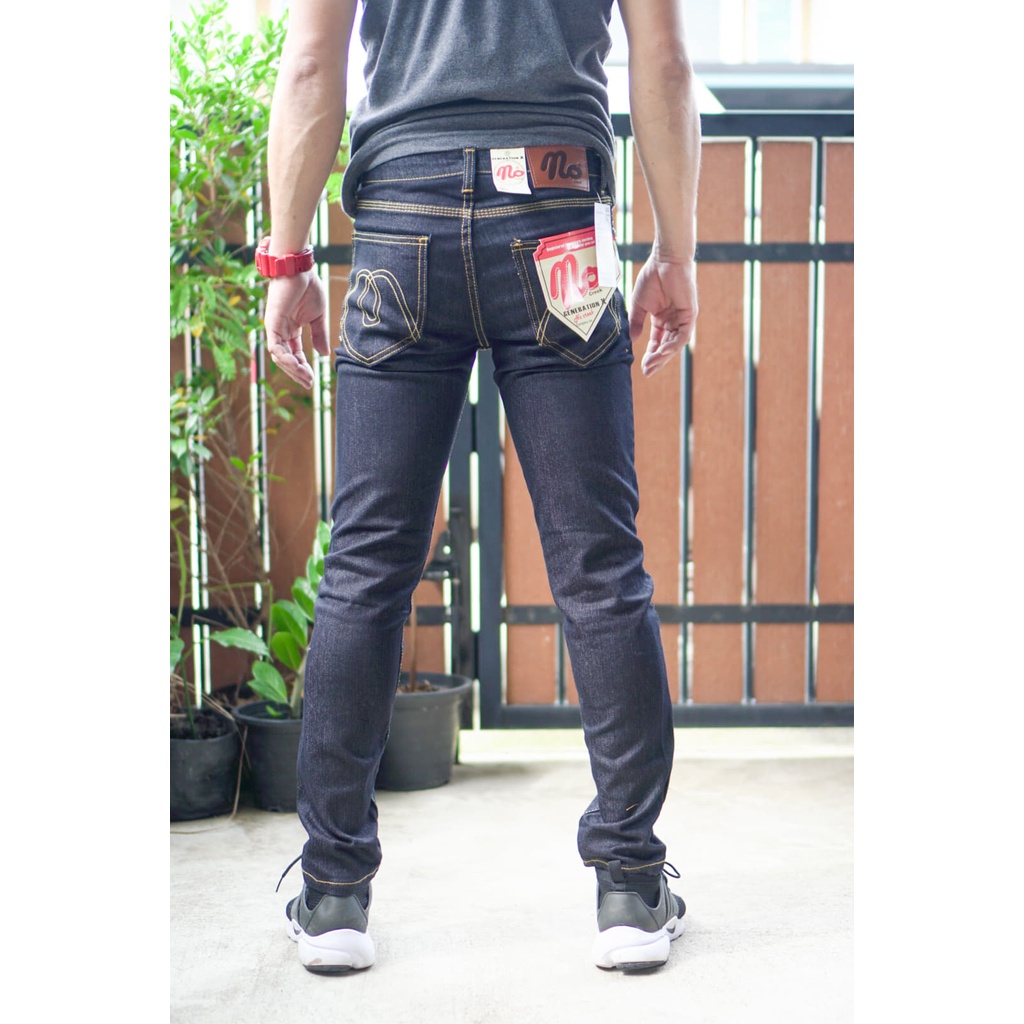 กางเกงยีนส์ขาเดฟ-ผ้ายืด เป้าแบบกระดุมเอว28-36มีหลายป้ายหลายสีให้เลือก