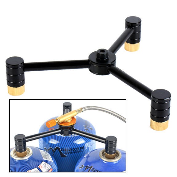 อะแดปเตอร์รวมแก๊ส 3Iin1 Gas Cannister Union Center Adapter