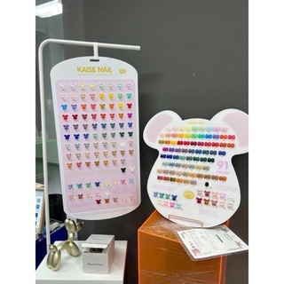 สีน้องหมีkaiseเซ็ท91สีฟรีชาร์ต2แบบ🧸