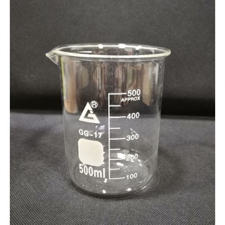 บีก​เกอร์​แก้ว​ 500​ ml.​ (Glass​ Beaker)​