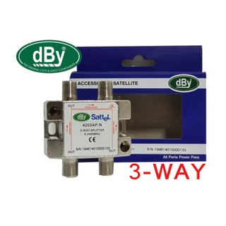 dBy สปลิตเตอร์ 1 ออก 3 รุ่น 4203AP-N  ( 3 WAY)