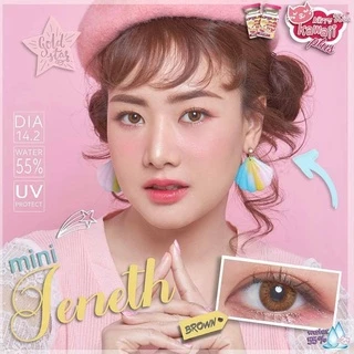 คอนแทคเลนส์🌈Mini Jeneth🌈 Brown / Gray (Kitty Kawaii) ขนาดมินิ💖