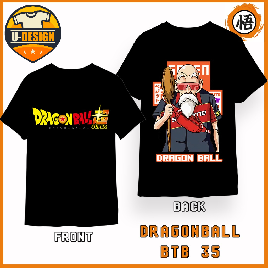 เสื้อยืด cotton Master Roshi 35 Dragon Ball Z Super Anime Shirt Tshirt Trendy