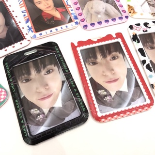 ( พร้อมส่ง 34 ลาย ) card holder flamecard กรอบเฟรมการ์ดแข็ง ใส่บัตร/ใส่รูป sticky NCT127 NCT แบรนด์ FFRUNGFRINGG