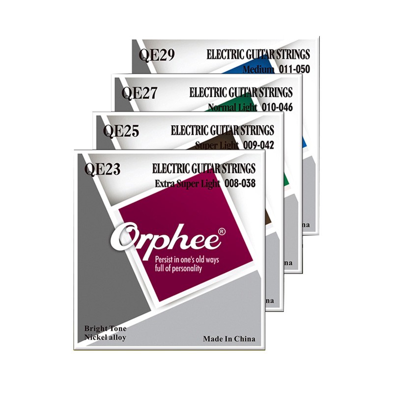 สายกีตาร์ไฟฟ้า Orphee QE23 QE25 QE27 QE29
