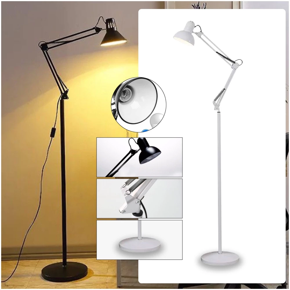 โคมไฟตั้งพื้น Floor lamp ใช้กับขั้วหลอด E27 หมุนได้ 360 องศา