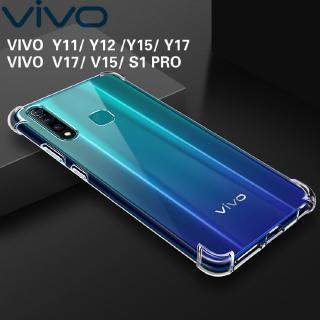 Vivo V19 V17 V15 Pro S1 Pro V11i V7 Y11 Y19 Y15 TPU CASE เคสโทรศัพท์ป้องกันการกระแทกเคสมือถือป้องกันรอยสําหรับ