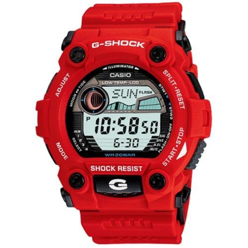 Casio G-Shock นาฬิกาข้อมือผู้ชาย สายเรซิ่น รุ่น G-7900,G-7900A,G-7900A-4 (CMG) - สีแดง