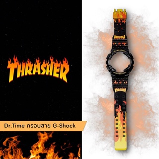 กรอบสาย G-SHOCK ของแท้ 100% สกรีน Thrasher รุ่น GA-11O,GA-14O,GA-1OO ,GA-12O,GD-12O,GD-1OO,GAX-1OO