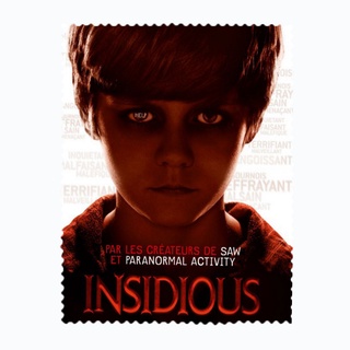 สั่งทำ ผ้าเช็ดแว่นตา ผ้าเช็ดแว่น ผ้าเช็ดเลนส์ ผ้าเช็ดจอ ภาพยนตร์ หนัง Insidious I &amp; II Last Key วิญญาณตามติด