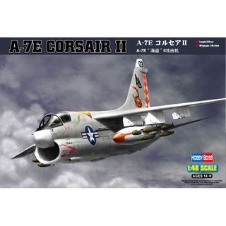 พลาสติก โมเดล ประกอบ HOBBYBOSS สเกล 1/48 A-7E Corsair II  (80345)